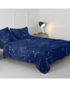 Drap en coton Cosmos multicolore