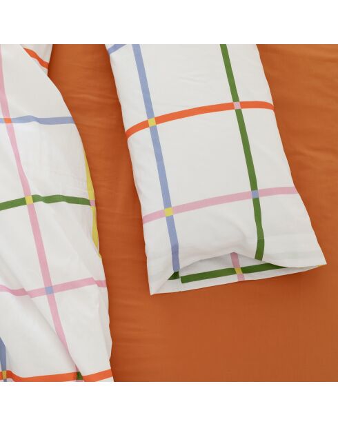 Mehrfarbiger Kissenbezug aus Baumwolle von Color Lines - 60x60 cm