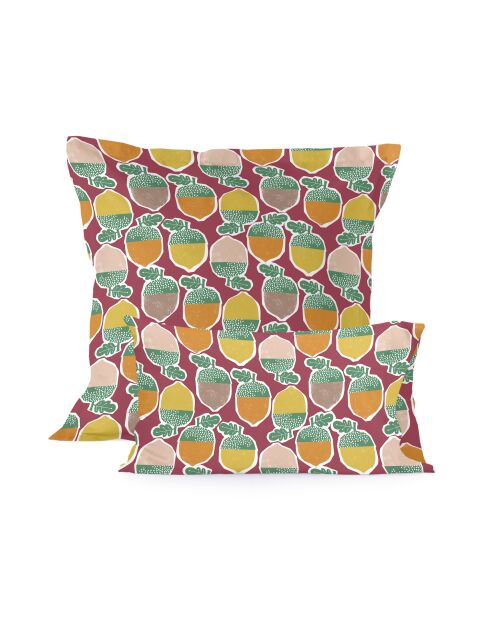 Taie d'oreiller en coton Harvestwood multicolore - 50x75 cm