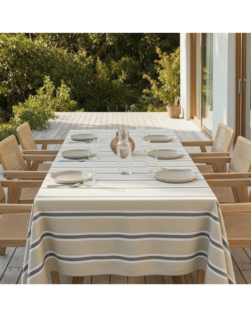 Nappe en coton Dune beige