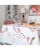 Nappe en coton Chinoiserie multicolore