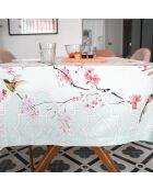 Nappe en coton Chinoiserie multicolore