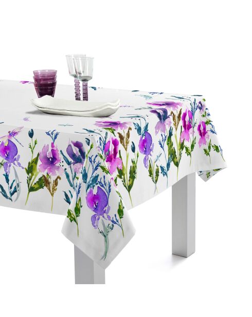 Nappe en coton Midnight iris multicolore