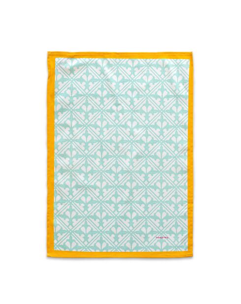 2 Torchons en coton Enchant multicolores - 70x50 cm