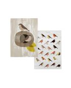 2 Torchons en coton Nest multicolores - 70x50 cm