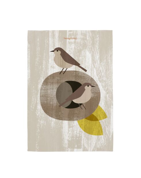 2 Torchons en coton Nest multicolores - 70x50 cm
