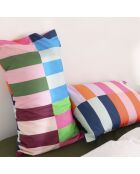 2 fundas de almohada de algodón multicolor Color Pop - 50x75 cm