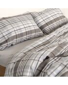 Housse de couette en coton Laida beige
