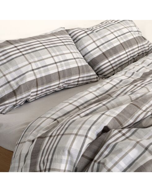 Housse de couette en coton Laida beige