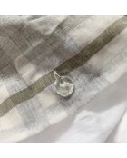 Housse de couette en coton Laida beige