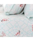 Lenzuolo con angoli in cotone Sakura multicolore