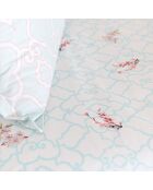 Lenzuolo con angoli in cotone Sakura multicolore