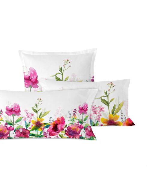Taie d'oreiller en coton Cassia multicolore - 60x60 cm