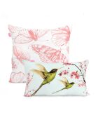 Veelkleurige kussenhoes van Chinoiserie katoen - 50x50 + 50x30 cm