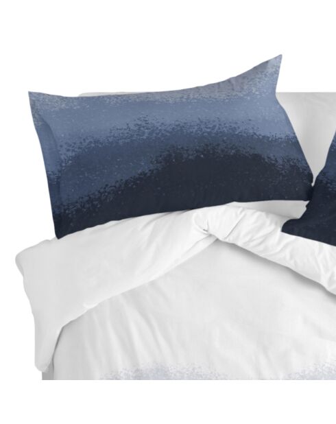 2 Nightfall marineblauwe katoenen kussenslopen - 50x75 cm