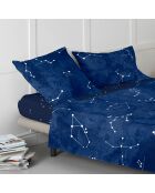 Drap-housse en coton Cosmos multicolore