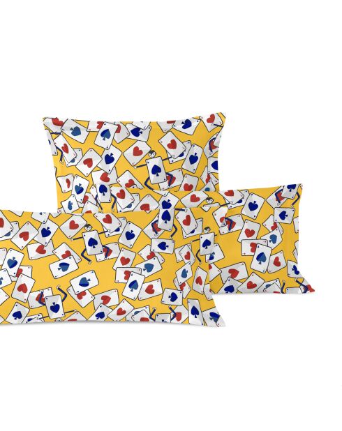 Federa in cotone multicolore Tea time - 40x60 cm (lettino per bambini) (D)