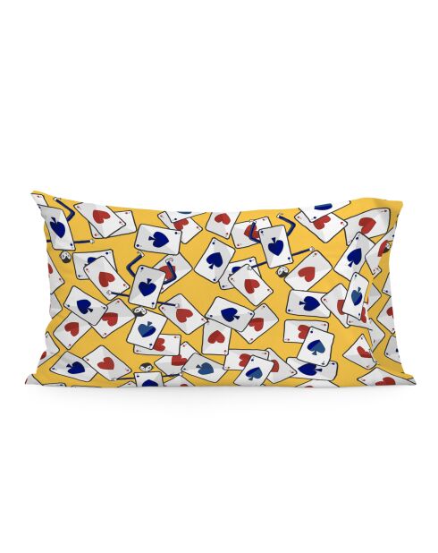 Federa in cotone multicolore Tea time - 40x60 cm (lettino per bambini) (D)