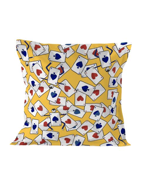 Federa in cotone multicolore Tea time - 40x60 cm (lettino per bambini) (D)