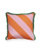 Color pop meerkleurige decoratieve kussenhoes van katoen - 50x50 cm
