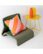 Color pop meerkleurige decoratieve kussenhoes van katoen - 50x50 cm