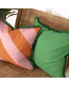 Color pop meerkleurige decoratieve kussenhoes van katoen - 50x50 cm