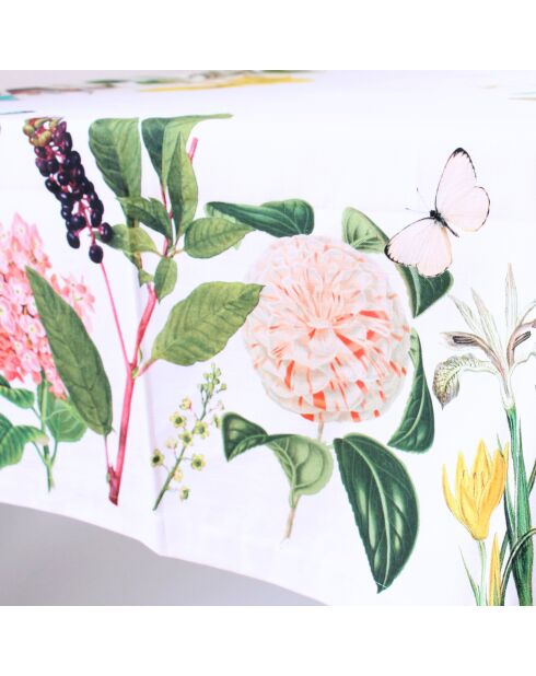 Nappe en coton Spring time multicolore