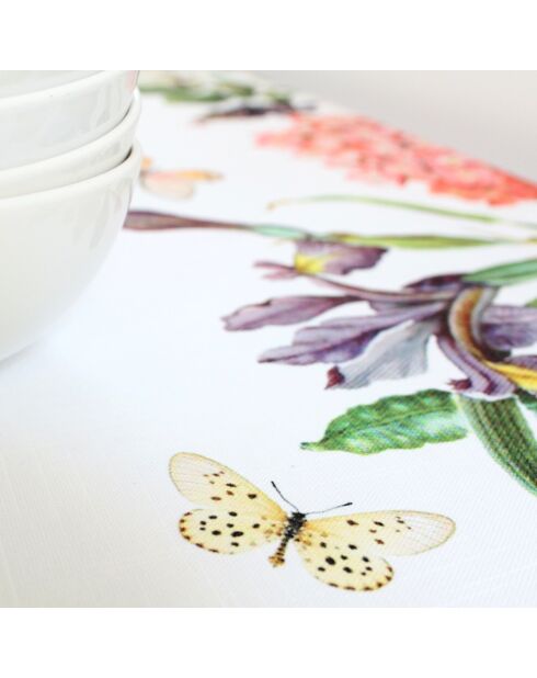 Nappe en coton Spring time multicolore