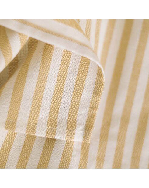 Nappe en coton Horizon moutarde