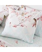 Taie d'oreiller en coton Sakura multicolore - 60x60 cm