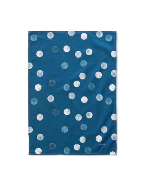 2 paños de cocina de algodón Confeti multicolores - 70x50 cm