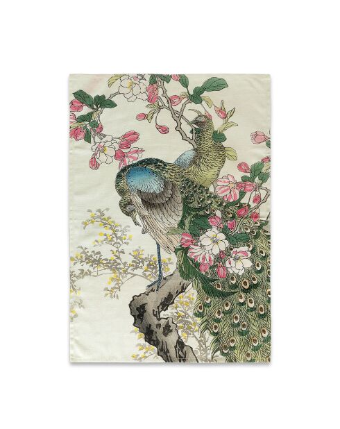 2 mehrfarbige japanische Baumwollgeschirrtücher - 70x50 cm