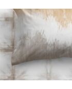 Batikfarbenes Spannbetttuch aus Baumwolle (Bett 90) mehrfarbig — 90x200x32 cm