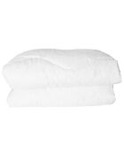 Couette Hiver microduvet en coton blanche - 140x200 cm