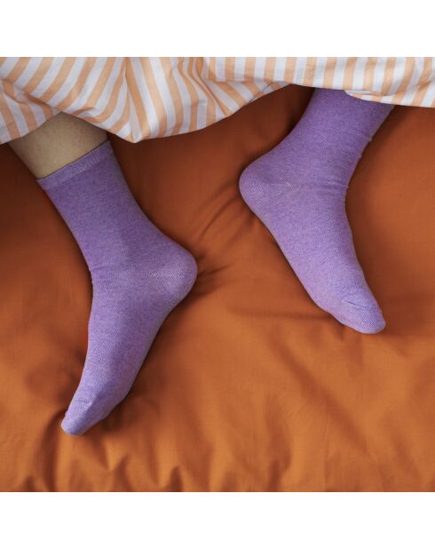 Drap-housse en coton Basic terre cuite