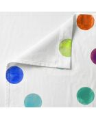 Drap en coton Confetti multicolore