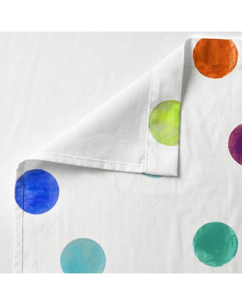 Drap en coton Confetti multicolore