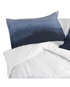 Nightfall marineblauwe katoenen kussensloop - 60x60 cm