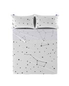 Drap en coton Constellation multicolore