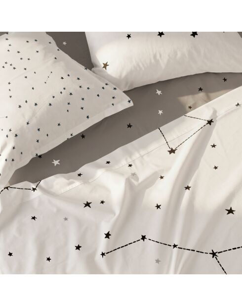 Drap en coton Constellation multicolore