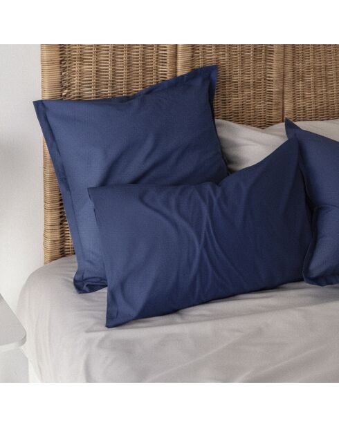 Basic Kissenbezüge aus Baumwolle, Marineblau, 2 Stück