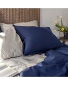 Basic Kissenbezüge aus Baumwolle, Marineblau, 2 Stück