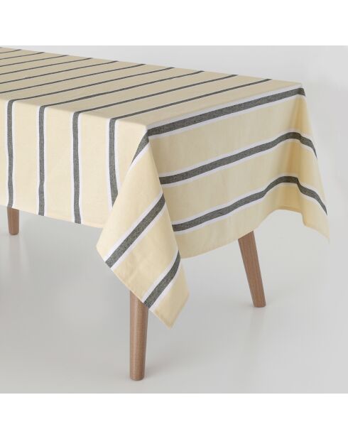 Nappe en coton Dune jaune