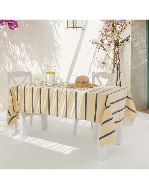 Nappe en coton Dune jaune