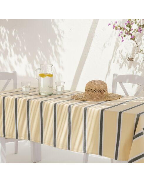 Nappe en coton Dune jaune