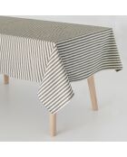 Nappe en coton Horizon noire