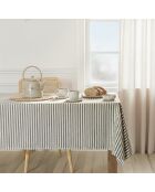 Nappe en coton Horizon noire
