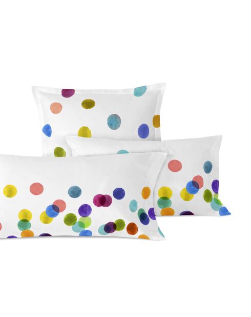 2 federe in cotone Confetti multicolore - 50x75 cm