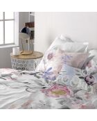 Housse de coussin en coton Delicate bouquet multicolore - 50x50 + 50x30 cm