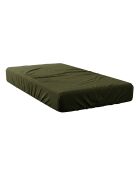 Sábana bajera básica de algodón verde oliva